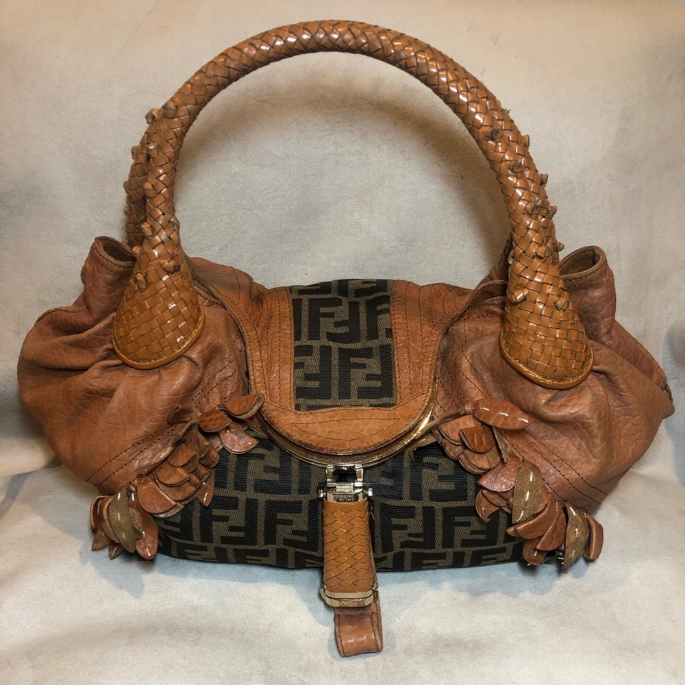 FOR TRADE! Auth Fendi Zucca Spy Bag!!